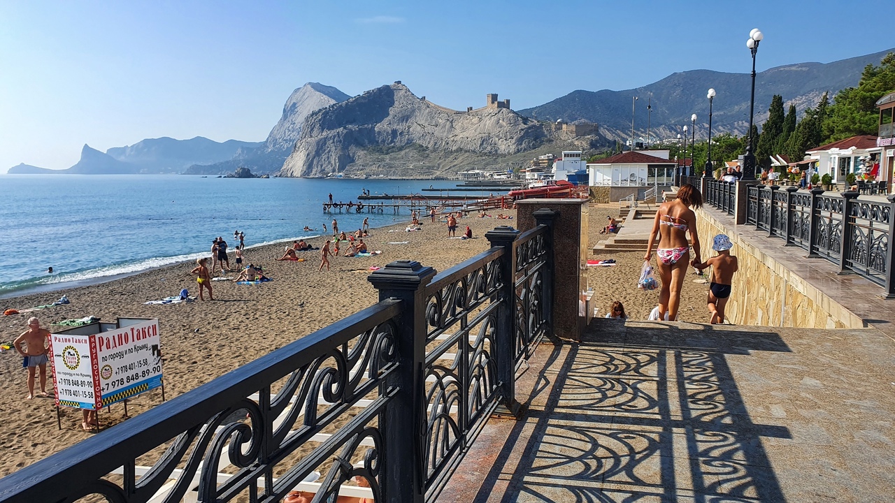 Отдых в Крыму в Судаке – фото пляжей 